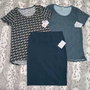 LuLaRoe Classic T and Cassie Outfit Combo